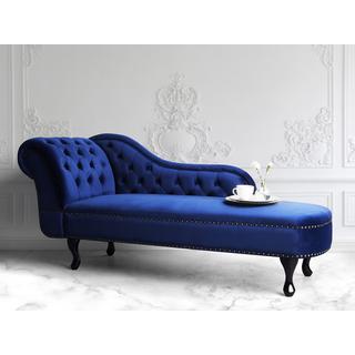 Beliani Chaise longue en Velluto Glamour NIMES  