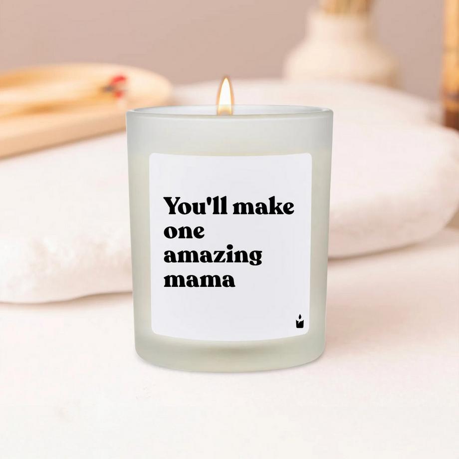 CandleHand Duftkerze Woody You'll make one amazing mama  