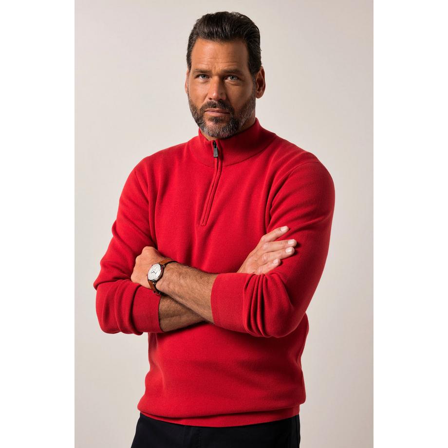 JP1880 Troyer FLEXNAMIC Zippkragen Pullover  