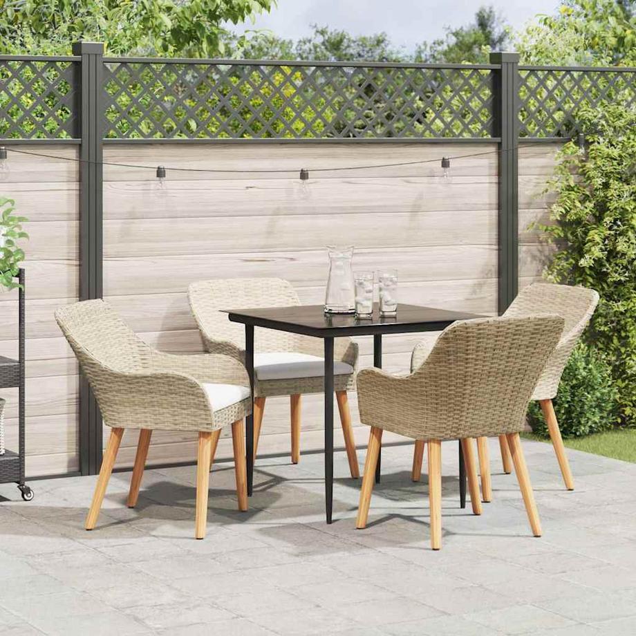 VidaXL Garten essgruppe poly-rattan  