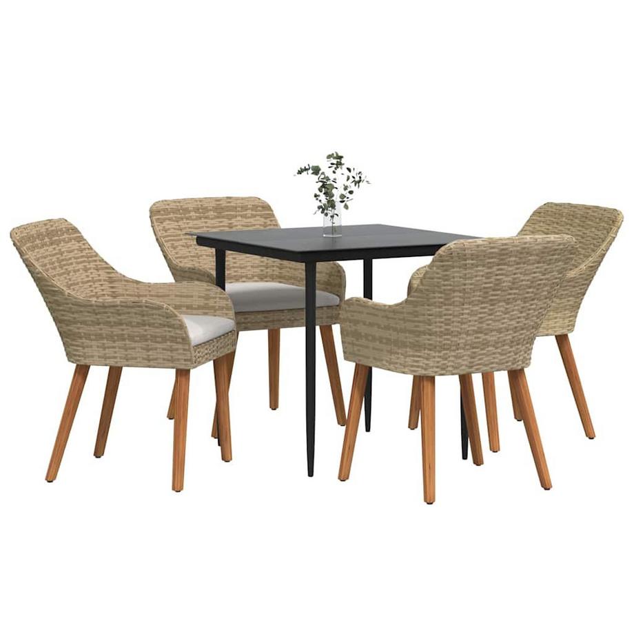 VidaXL Garten essgruppe poly-rattan  