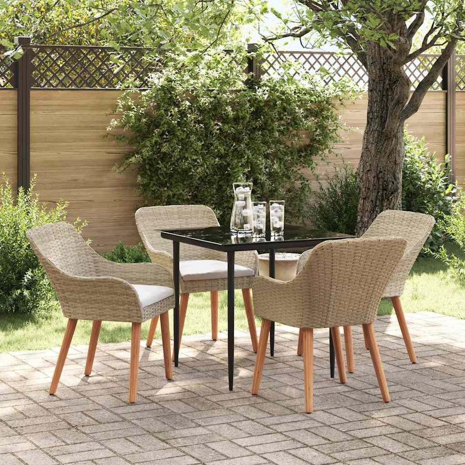 VidaXL Garten essgruppe poly-rattan  
