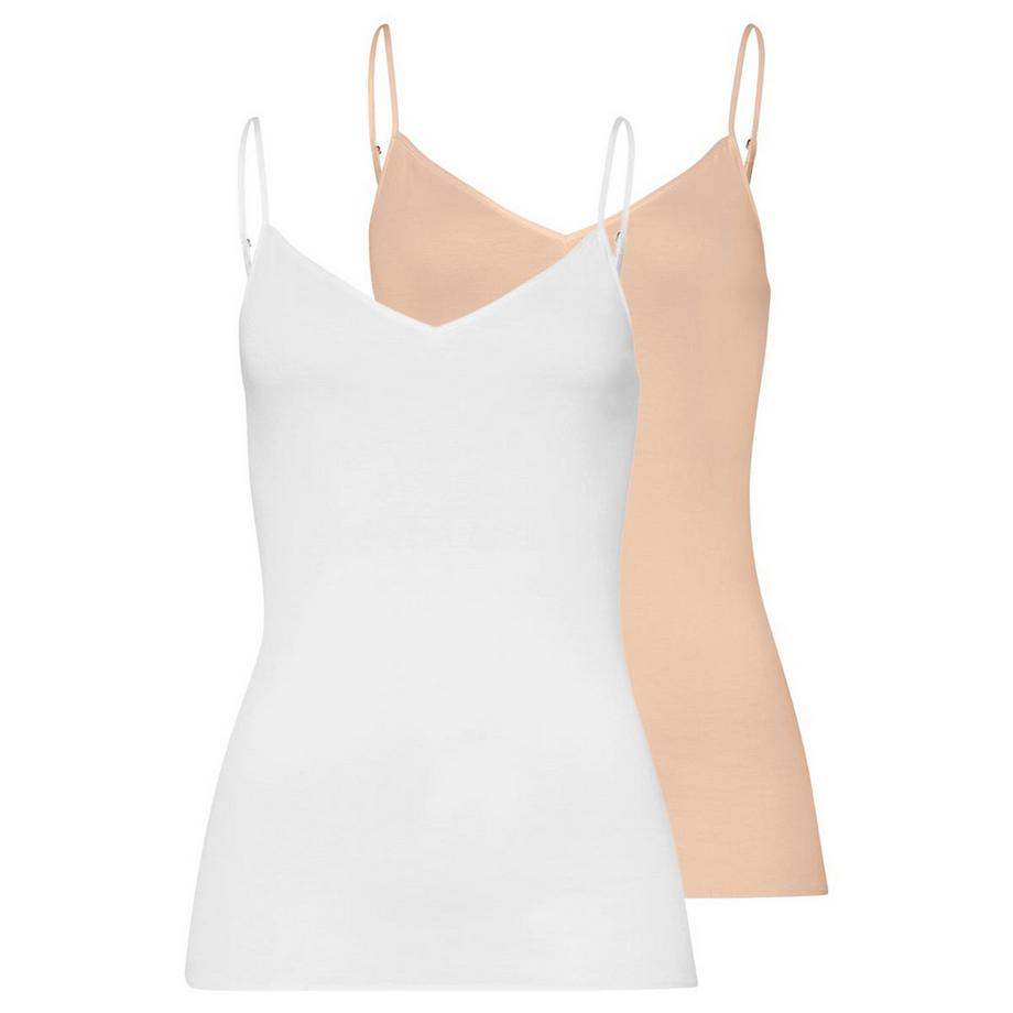 2er Pack Cotton Seamless - Spaghetti Top