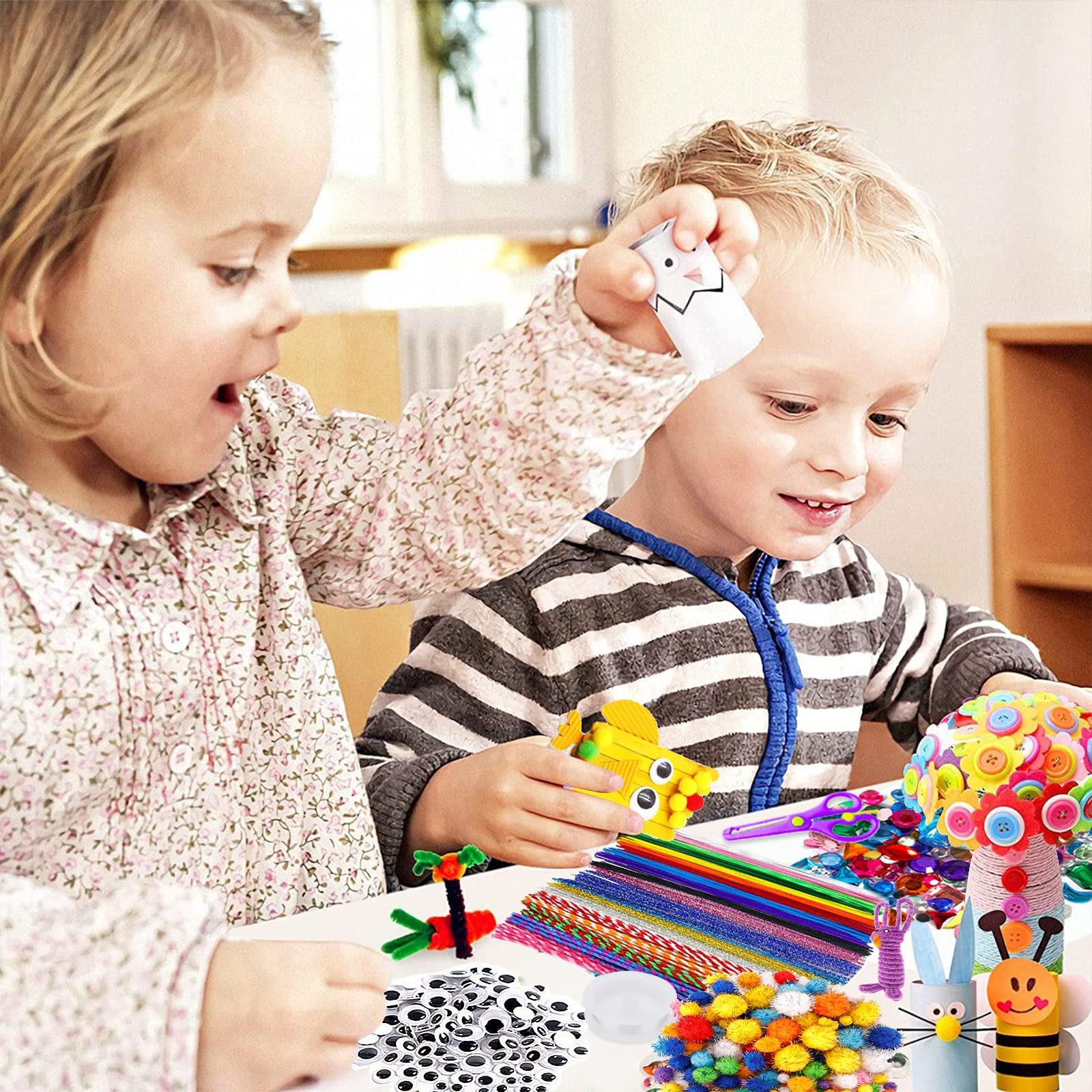 Activity-board  Bastelsets für Kinder Bastelmaterial in Bastelkoffern, DIY-Bastelzubehör Bastelbedarf Materialset 