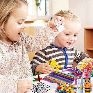 Activity-board  Bastelsets für Kinder Bastelmaterial in Bastelkoffern, DIY-Bastelzubehör Bastelbedarf Materialset 