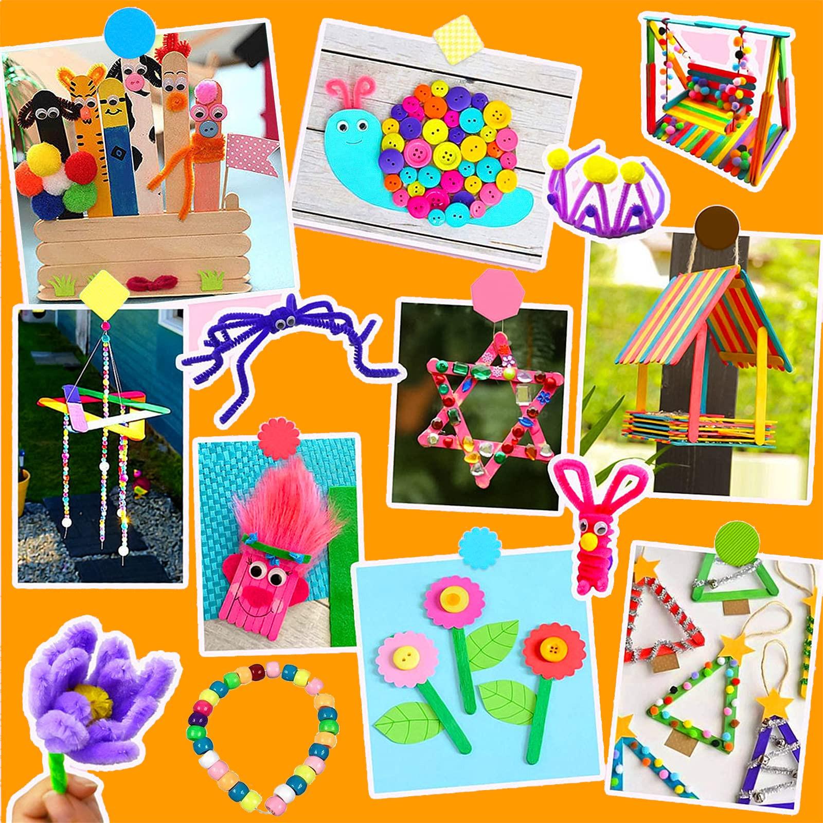 Activity-board  Bastelsets für Kinder Bastelmaterial in Bastelkoffern, DIY-Bastelzubehör Bastelbedarf Materialset 