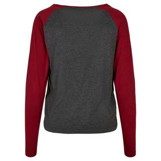 URBAN CLASSICS  t-shirt manches longues grandes tailles contrast raglan 