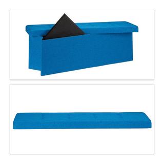 B2X Panca contenitore pieghevole in tessuto di lino  