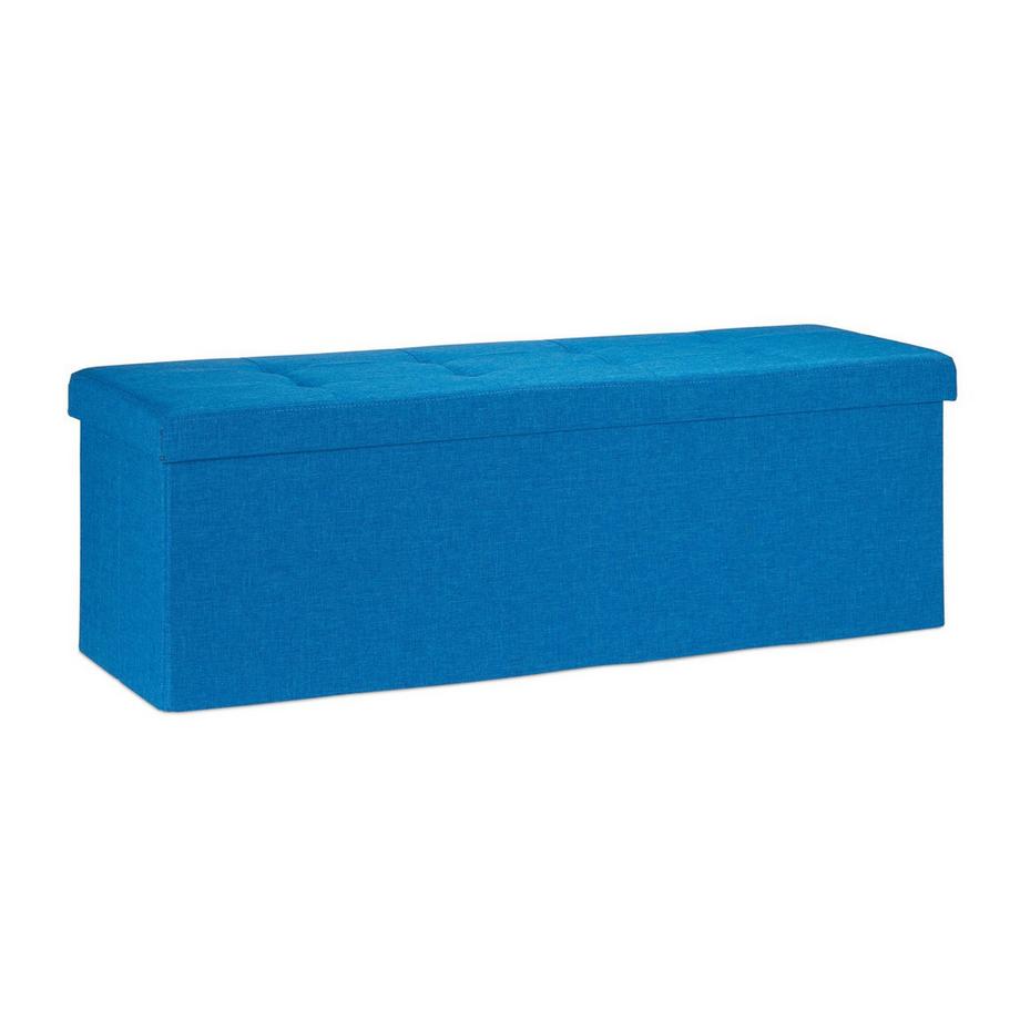 B2X Zusammenklappbare Aufbewahrungsbank aus Leinenstoff  