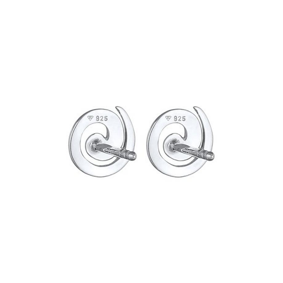 Elli  Boucles d'Oreilles Spirale Géo Basique Ludique 