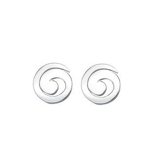 Elli  Boucles d'Oreilles Spirale Géo Basique Ludique 