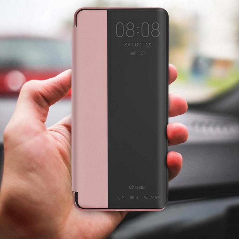 Avizar  View Cover Hülle Huawei P30 Pro Rosegold 