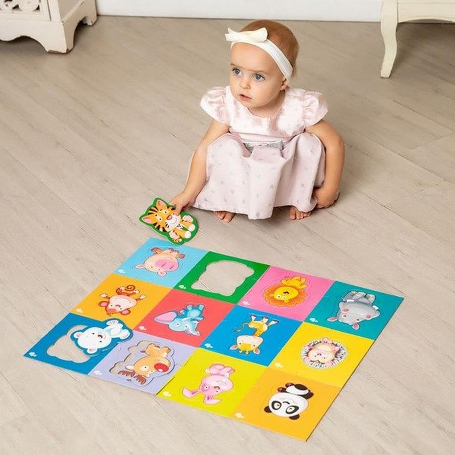 Montessori  ZOO - MAXI-Puzzle 24,Lernspiel, Bodenpuzzle Montessori® by Far far land 