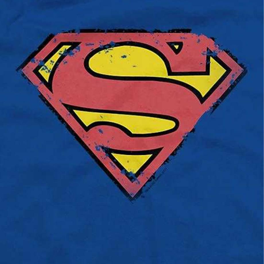 SUPERMAN  T-ShirtMotiftyle Bouclier Usé 