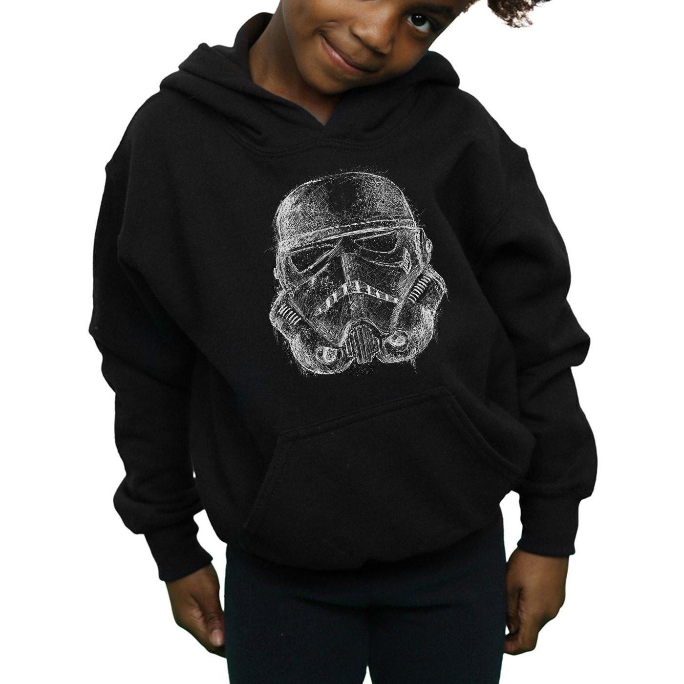 STAR WARS  Stormtrooper Scribble Helmet Kapuzenpullover 