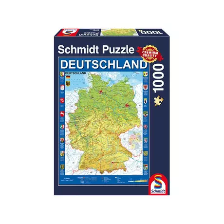 Schmidt  Puzzle Deutschlandkarte (1000Teile) 