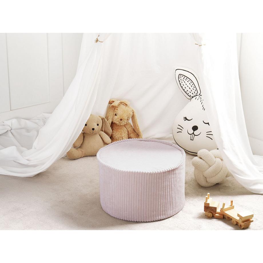 Beliani Pouf en Velours Boho ZIKRIA  