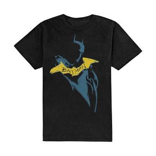 BATMAN Logo Stampa T-Shirt Maniche Corte  