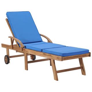 VidaXL Chaise longue bois  