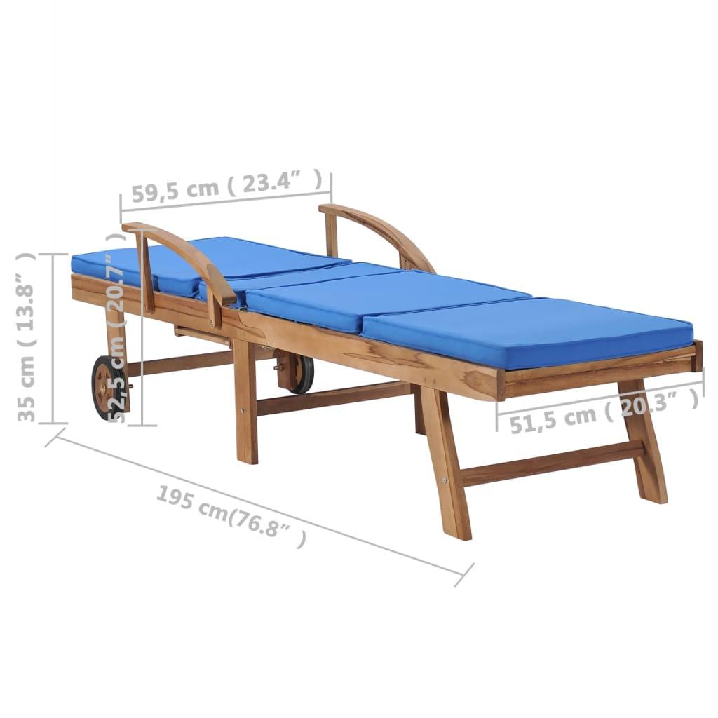 VidaXL Sonnenliege holz  