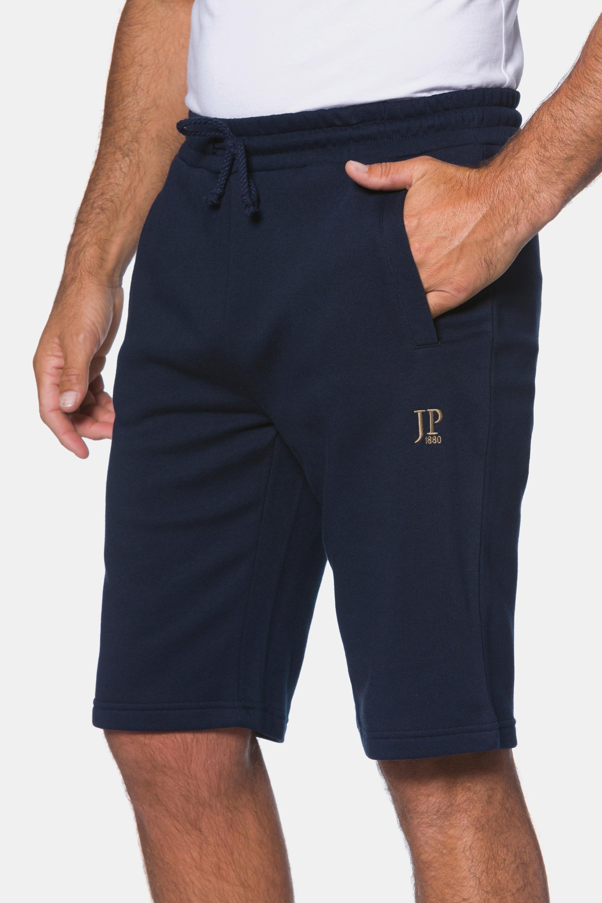 JP1880  Bermuda collection Basic. Short de jogging marine foncé 