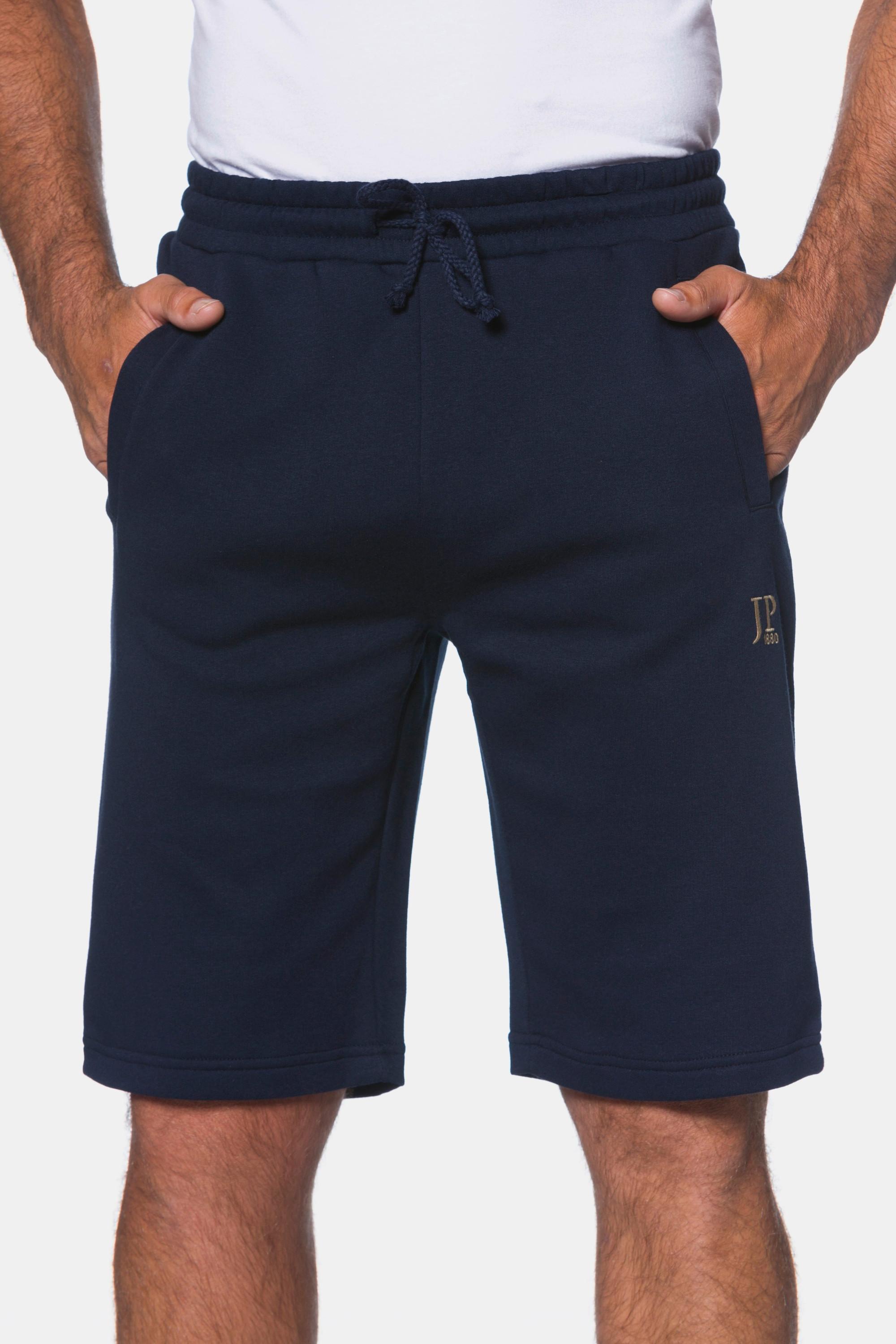 JP1880  Bermuda collection Basic. Short de jogging marine foncé 