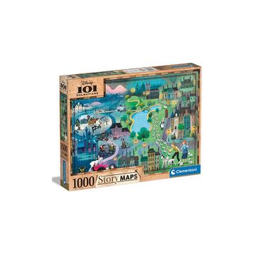Puzzle 101 Dalmatiner Story Maps (1000Teile)