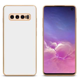 Cadorabo  Housse compatible avec Samsung Galaxy S10 PLUS - Coque de protection en silicone TPU flexible et avec protection pour appareil photo 