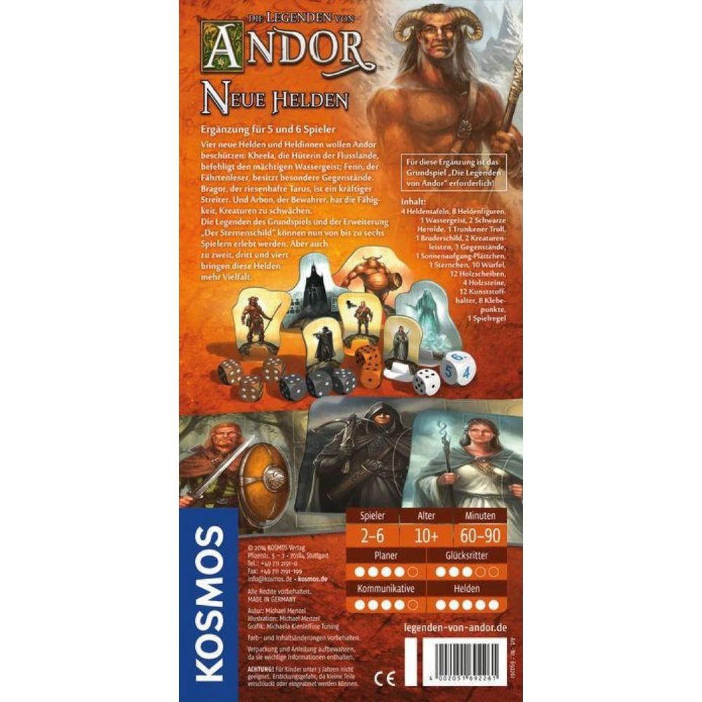 Kosmos  Spiele Die Legenden von Andor: Neue Helden - Ergänzung 