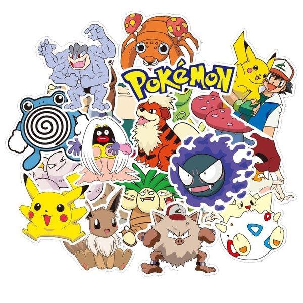 Image of Pokémon Aufkleber, 80er Pack - Pokémon - ONE SIZE