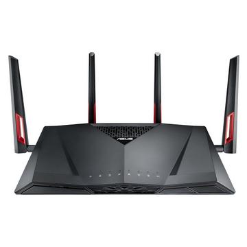 RT-AC88U router wireless Gigabit Ethernet Dual-band (2.4 GHz/5 GHz) Nero