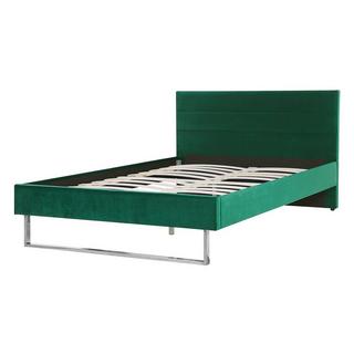 Beliani Bett mit Lattenrost aus Samtstoff Modern BELLOU  