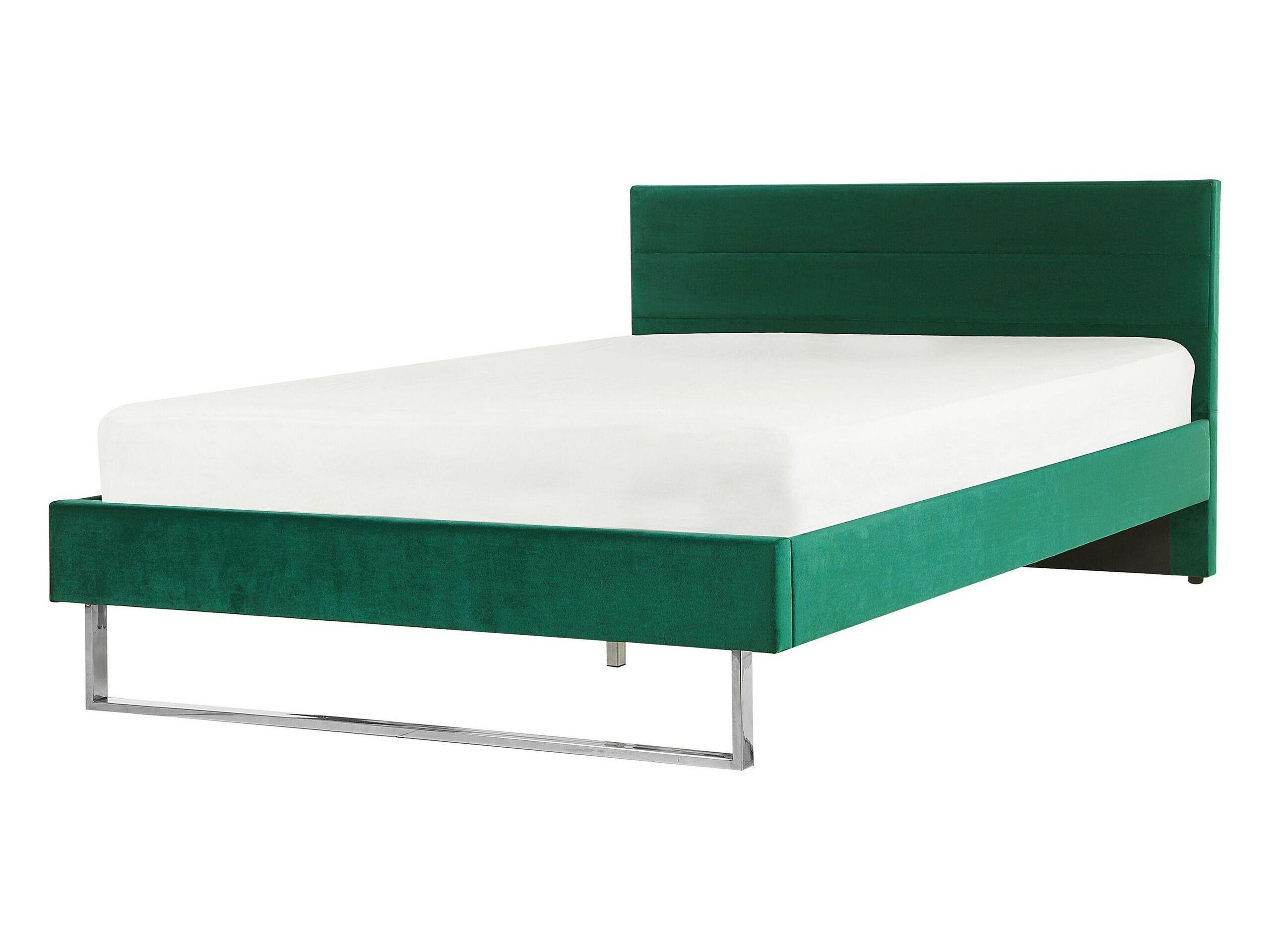 Beliani Bett mit Lattenrost aus Samtstoff Modern BELLOU  