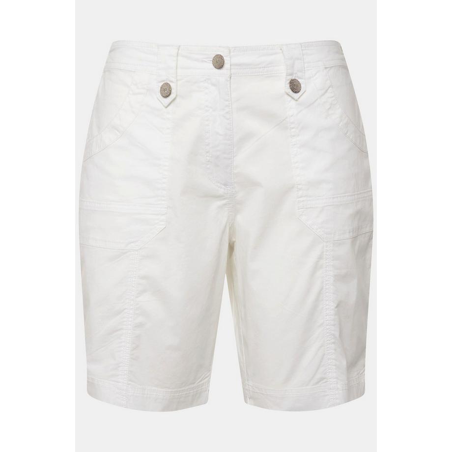 Ulla Popken Bermuda Cargo Taille Confortable Coupe 4 Poches  