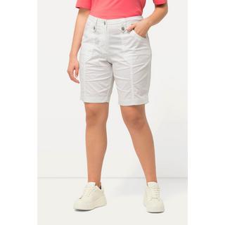 Ulla Popken  Cargo-Bermuda, Komfortbund, 4-Pocket-Schnitt 