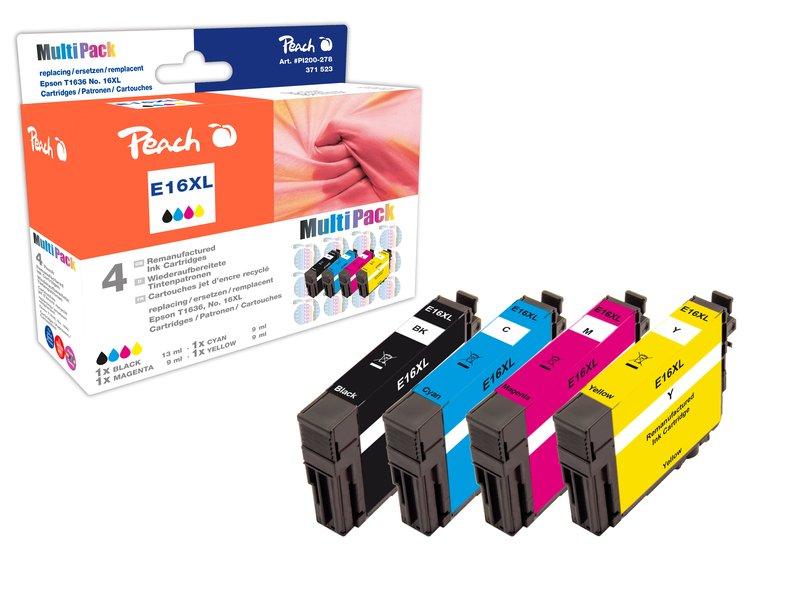 Peach  Tintenpatronen Combi-Pack kompatibel zu Epson 16 & 16XL 