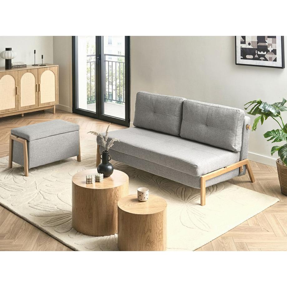 Beliani Wohnzimmer Set aus Stoff  EDLAND  