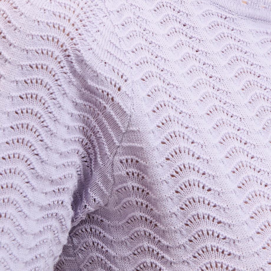 La Redoute Collections Pullover Rundhals Kurzarm  