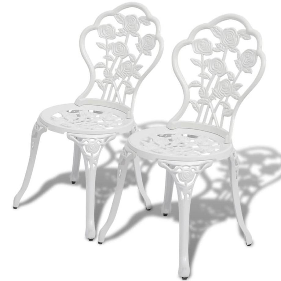 VidaXL Ensemble de bistro aluminium  