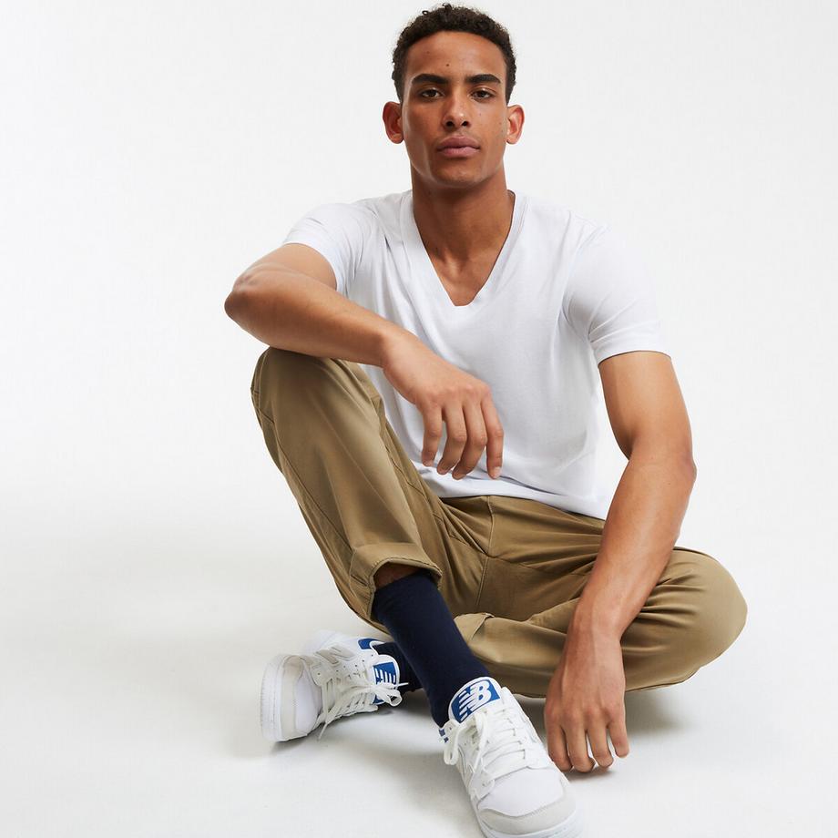 La Redoute Collections V-Ausschnitt Kurzarm T-Shirt  