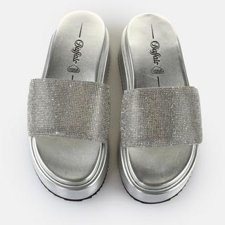 Buffalo  slides noa glam - vegan glitte 