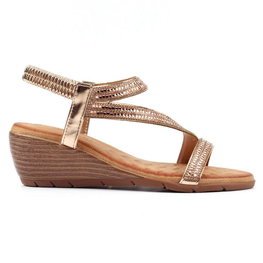 Lunar Darci Sandalen Keilabsatz  