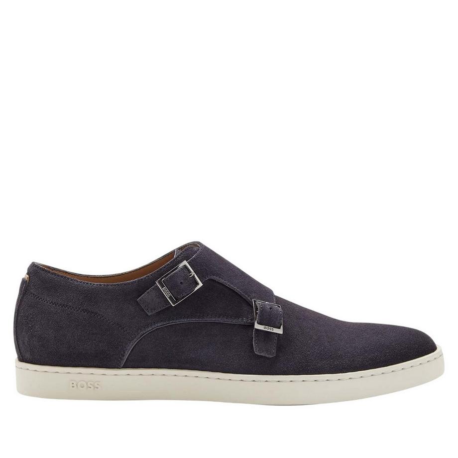 BOSS Devin Chaussures Monk Strap en Daim  