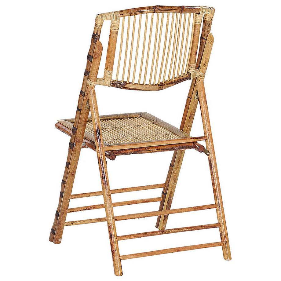 Beliani Lot de 4 chaises de salle à manger en Bambou Boho TRENTOR  