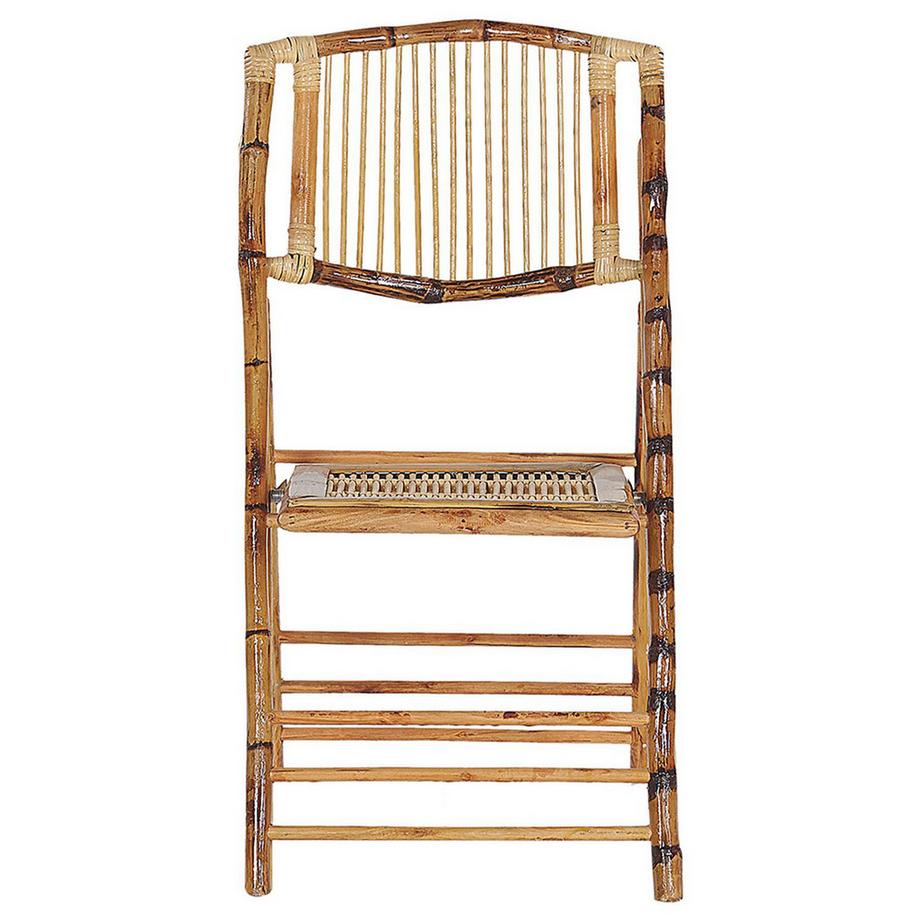 Beliani Lot de 4 chaises de salle à manger en Bambou Boho TRENTOR  