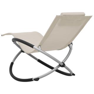 VidaXL Chaise longue enfant métal  