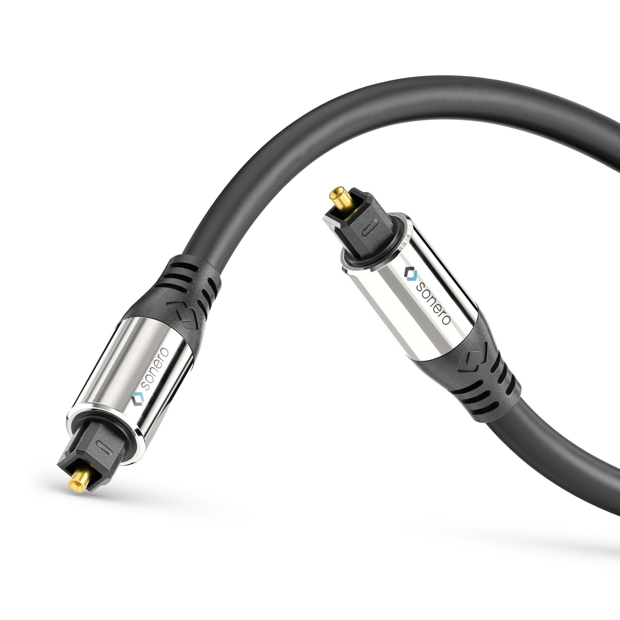 sonero  sonero S-OC100-075 cavo audio 7,5 m Toslink Nero 