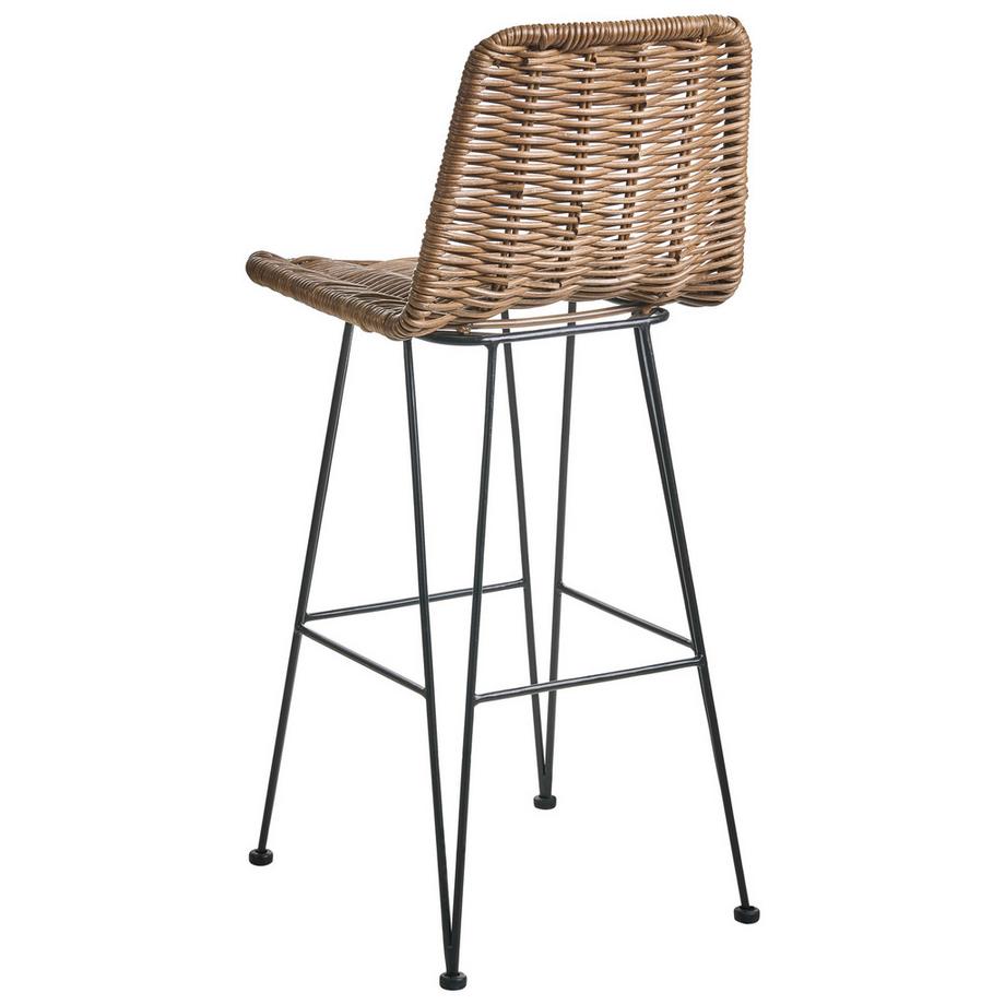 Beliani Set di 2 sedie alte en Rattan  CASSITA  