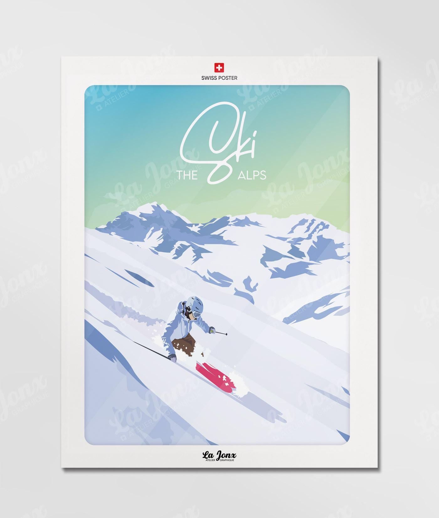 La-Jonx Ski - Poster  