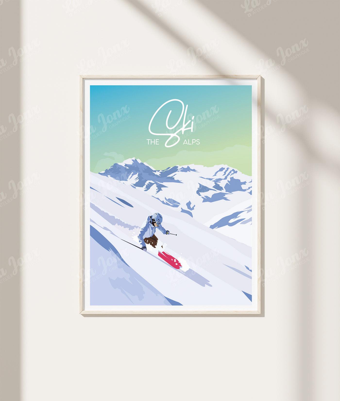 La-Jonx Ski - Poster  